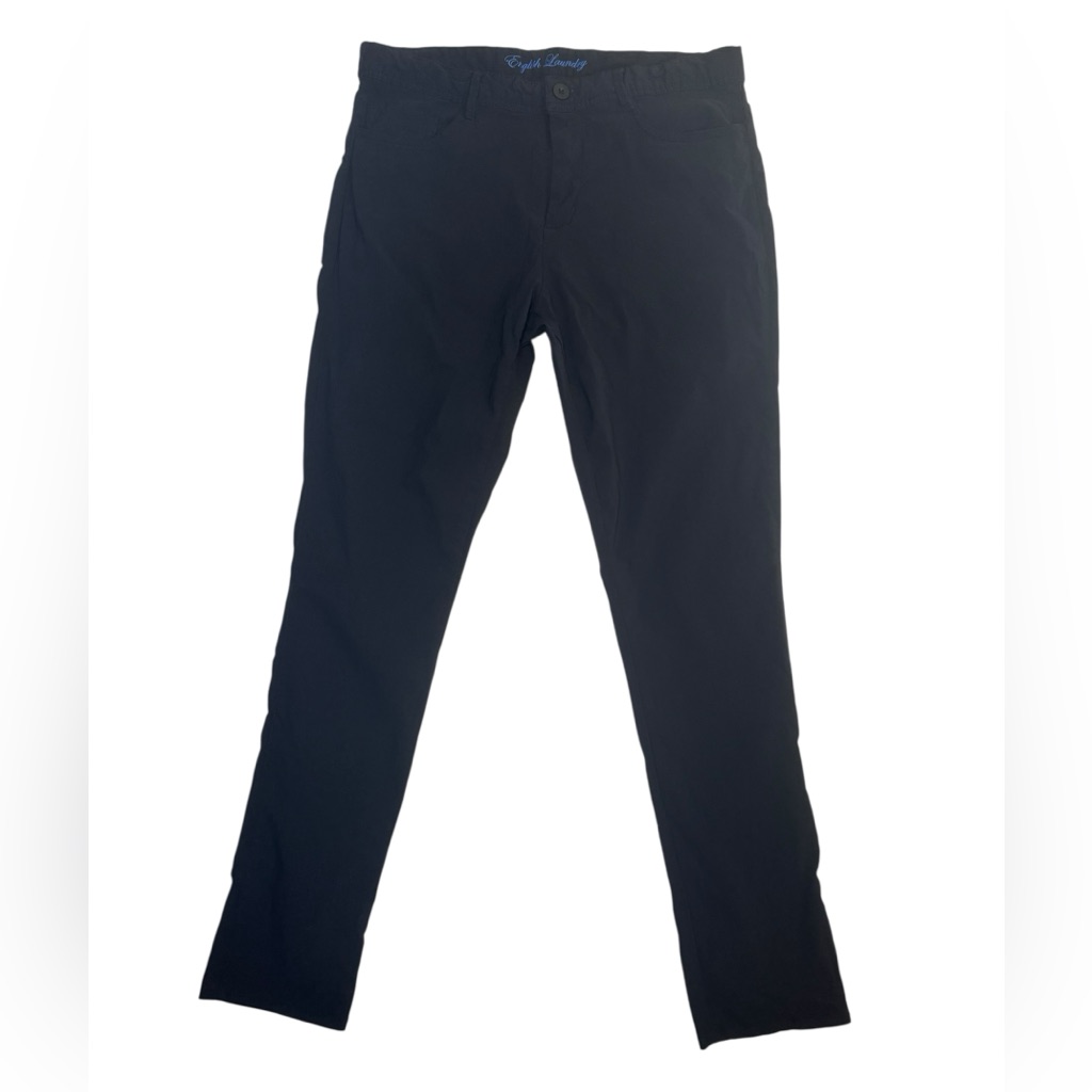 English Laundry Men’s Slim Black Pants 34w X 32l